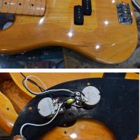 Fender precision bass pb70 ash nat 1987 nitro japan japon 19 
