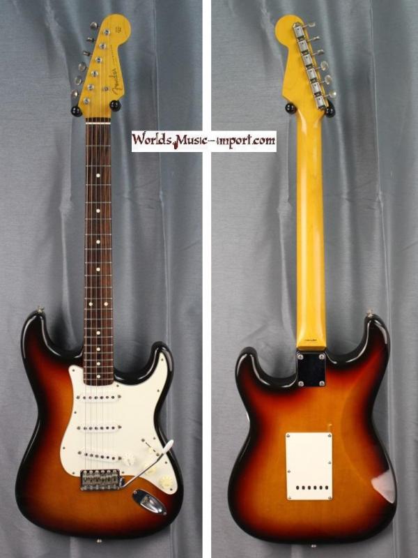 V E N D U E... FENDER Stratocaster ST'62-US 1999 - 3TS Sunburst - japan import *OCCASION*