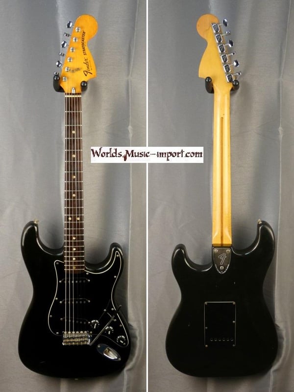Fender stratocaster 1978 cbs black ash usa 24 