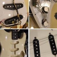 Fender stratocaster st 72 us white 1996 japan import 13 