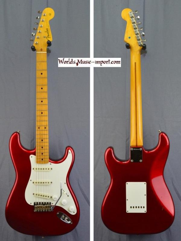 V E N D U E... FENDER Stratocaster ST'57-85US 'JV' 1982 - CAR Candy Apple Red - Japan import