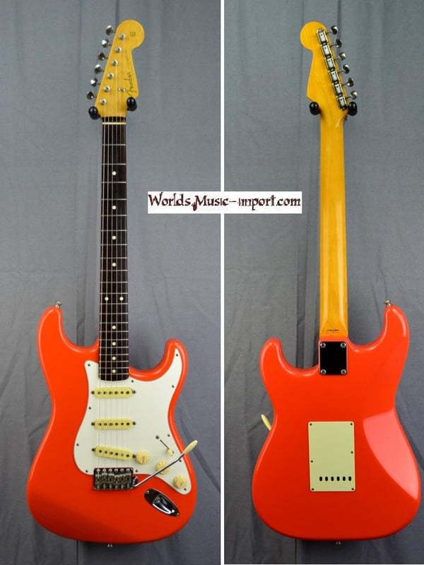 Fender stratocaster st62 frd fiesta red japon japan 17 
