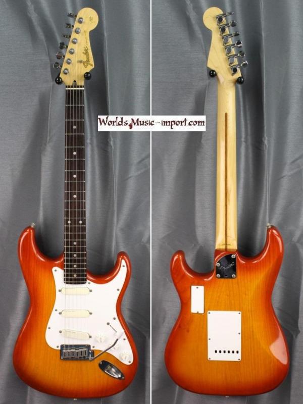 V E N D U E... FENDER Stratocaster STR-85' LS Lace Sensor 1989 - CSB Cherry Sunburst - 'Nitro' Japan import