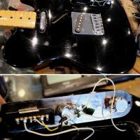 Fender telecaster tl72 black 1994 japan 17 
