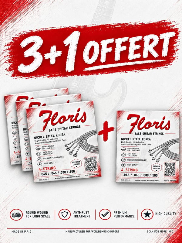 Floris officiel 3 1 cordes 45 100 red