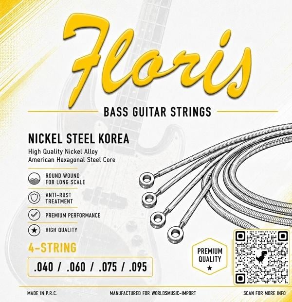 Floris officiel cordes 40 95 jaune