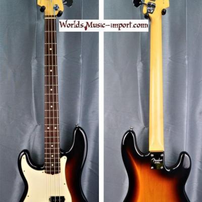 VENDUE... FENDER Precision Bass American Standard LH 3CS 2005 'gaucher' USA import *OCCASION*