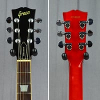 Greco les paul standard eg700 hcs heritage cherry sunburst 1976 japon japan 16 
