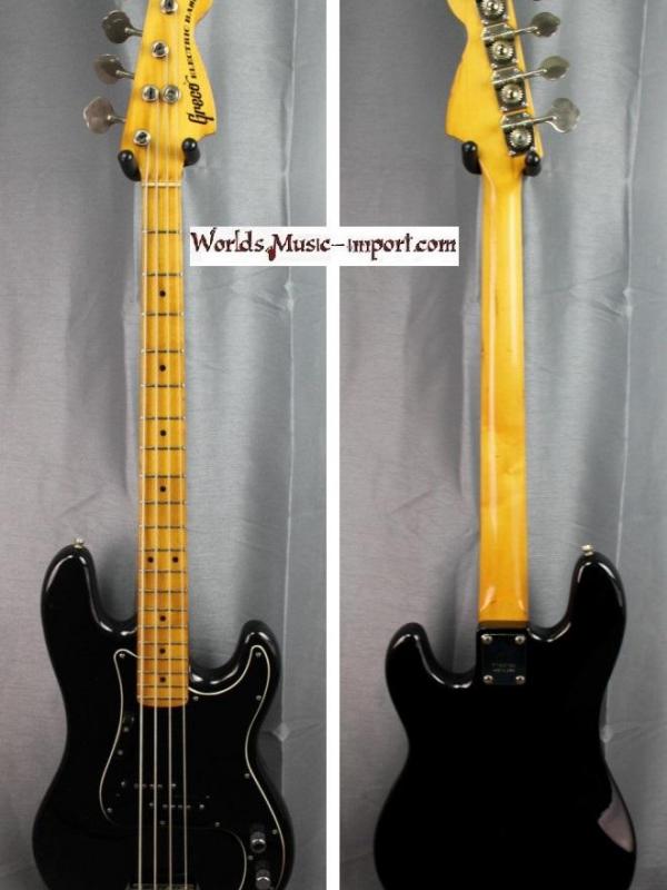 Greco precision bass pb electric bass 1978 black japon japan 29 