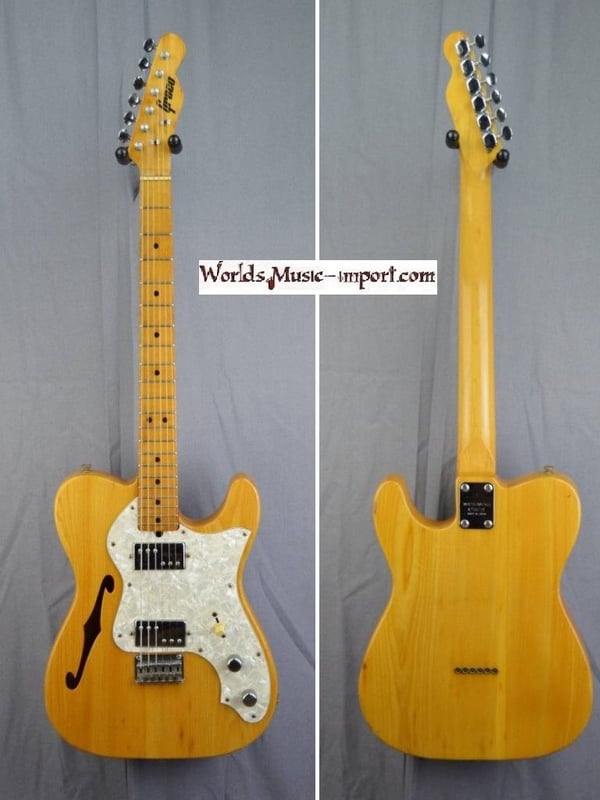 Greco thinline telecaster te 500 ash nat japon japan 16 