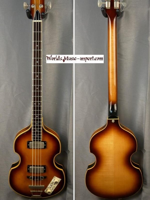 Greco violin bass vb500 vb 500 sunburst japon japan 19 