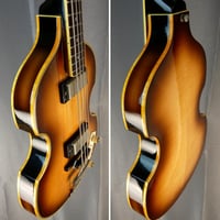 Greco violin bass vb500 vb 500 sunburst japon japan 6 