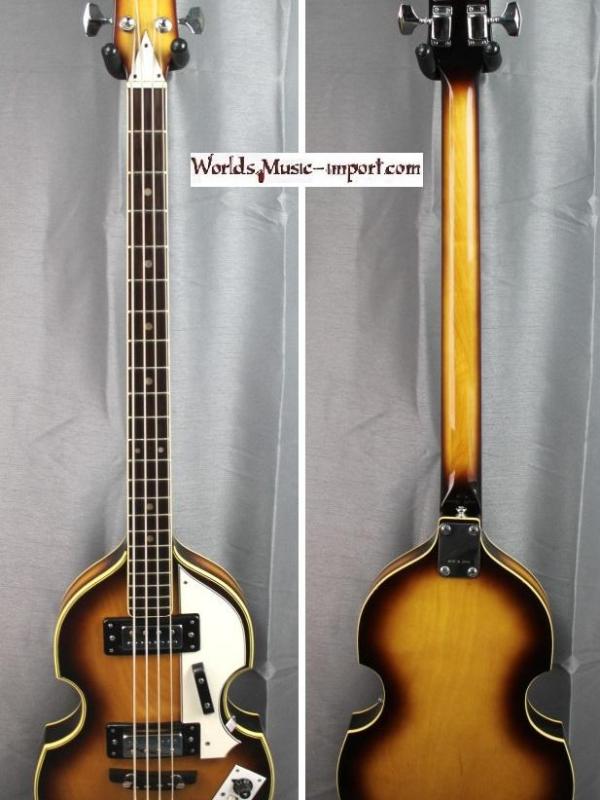 Greco violinbass vb 1973 japan japon short scale sunburst 18 