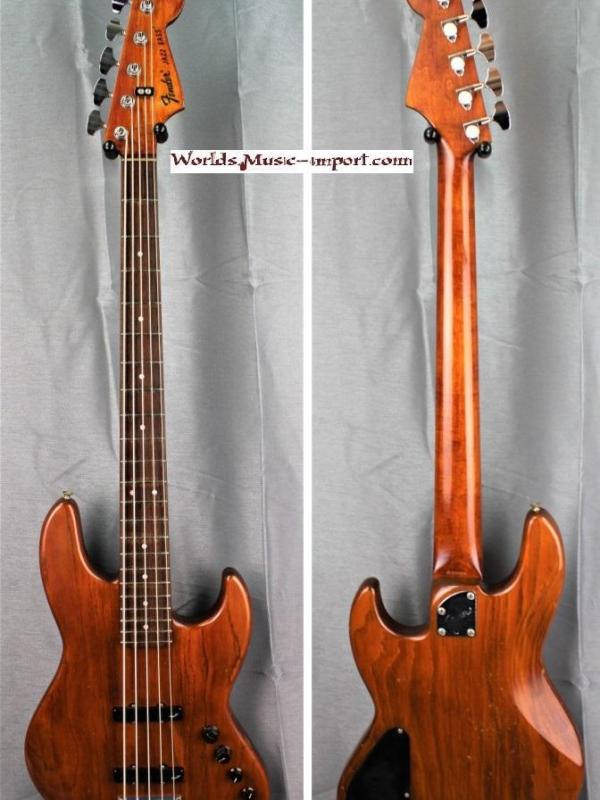 VENDUE... FENDER Jazz Bass JBV-100R 1988 MBR MH 5 cordes - RARE - japan import *OCCASION*