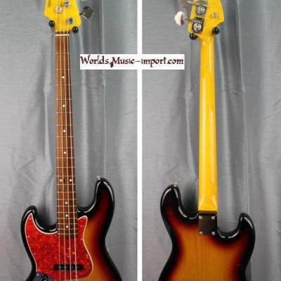 V E N D U E... FENDER Jazz Bass JB'62 LH 1998 - 3TS Sunburst - Gaucher Japan import *OCCASION*