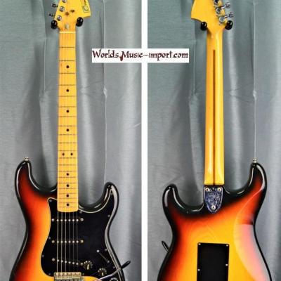 RESERVEE...    FERNANDES Stratocaster FST'72 Sunburst 1980s CBS  japon import *OCCASION*