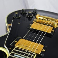 Orville by gibson les paul custom lpc eb 1990 black japon japan 17 