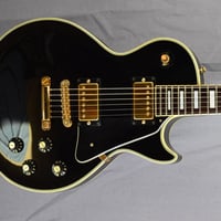 Orville by gibson les paul custom lpc eb 1990 black japon japan 7 