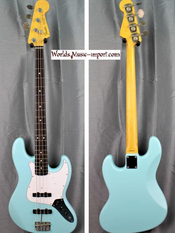 VENDUE... FENDER Jazz bass JB'62 RI 2012 Sonic Blu 'rare' japan import *OCCASION*
