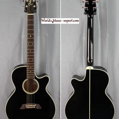 V E N D U E... TAKAMINE PT-106 auditorium electro 1998 - black - japan import *OCCASION*