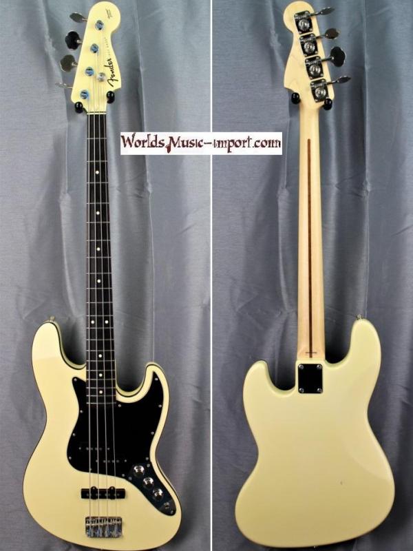 VENDUE... FENDER Jazz Bass Aerodyne AJB Deluxe 2010 White japan import *OCCASION*
