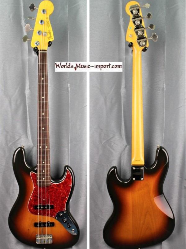 VENDUE... FENDER Jazz Bass JB'62-US 'Nitro' 3TS 1989 japon import *OCCASION*