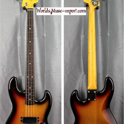 VENDUE... FENDER Jazz Bass JB'62-US FL 2008 3TS Fretless  'rare' japan import *OCCASION*