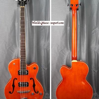 V E N D U E... GRETSCH Broadkaster Bass G5123B LTD Electromatic 2015 - Orange *OCCASION*