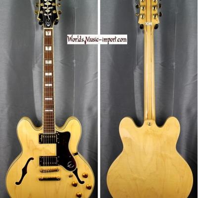 VENDUE... EPIPHONE Sheraton II Natural 2012 + étui *OCCASION*