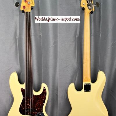 VENDUE... FENDER Jazz Bass JB'62 FL Fretless 1985 White 'Post JV