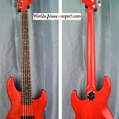 FENDER Jazz Bass JBV-95 1987 Trans Red MH 5 cordes - RARE - japan import *OCCASION*