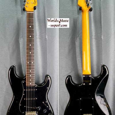 VENDUE... Squier by FENDER Stratocaster SST30- JV 1984 black Japan import *OCCASION*