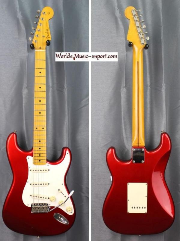 V E N D U E... FENDER Stratocaster ST'57-US 1989 - CAR Candy Apple Red - japan import *OCCASION*