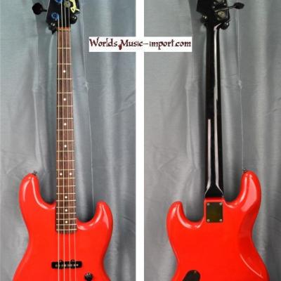 VENDUE... FENDER Jazz Bass JB-555 Boxer Special 1984 Red 'Post JV' -RARE color- Japan import *OCCASION*