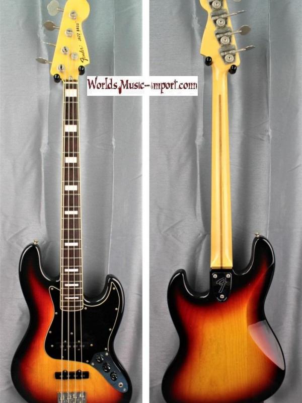 VENDUE... FENDER Jazz Bass JB'75-US Ash 3TS 1996 japon import *OCCASION*