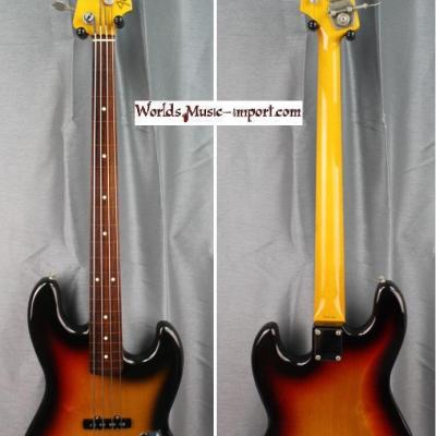 V E N D U E... FENDER Jazz Bass JB'62-US FL fretless 1998 - 3TS sunburst - japan import *OCCASION*