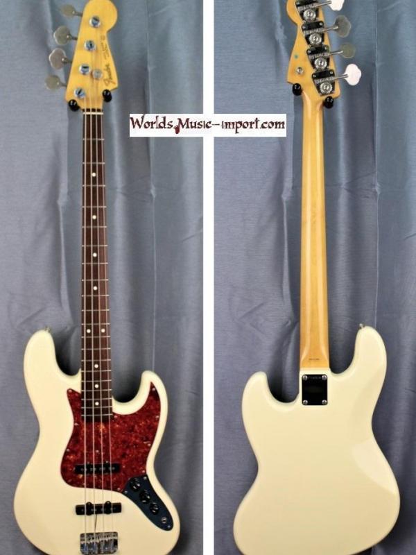 VENDUE... FENDER Jazz Bass JBD'62 1989 VWHITE 'domestic' japan import *OCCASION*