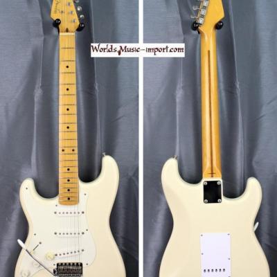 FENDER Stratocaster ST'57-LH 1998 White 'gaucher' rare japon import *OCCASION*