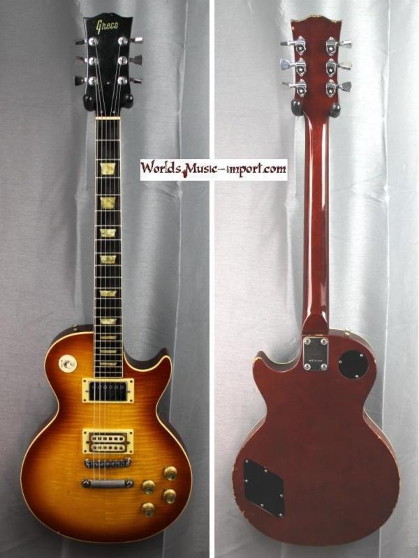 GRECO Les Paul Standard EG-420S 1973 - Sunburst - japan import *OCCASION*