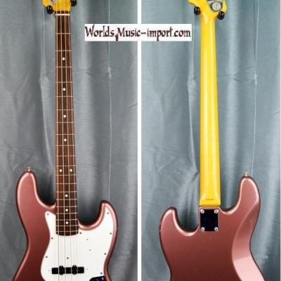 VENDUE... FENDER Jazz Bass JB'62-US 1999 BGM Burgundy Mist 'RARE Color' japan import *OCCASION*