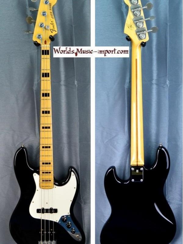 VENDUE... FENDER Jazz Bass Geddy Lee Black 2008 japon impor *OCCASION*