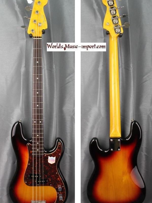 V E N D U E... FENDER Precision Bass PB'62-US 3TS 2001 japon import *OCCASION*