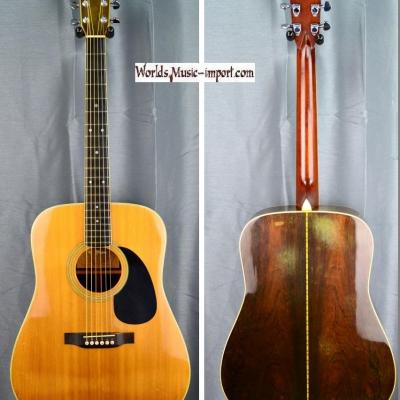 VENDUE... K.YAIRI Acoustic Dreadnought YW-500 VNT 1973 Ebony japon import *OCCASION*